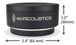 IsoAcoustics Iso-Puck Series Acoustic Isolators (Iso-Puck, 20 lbs max/Unit, 4-Pack) - Vinyl Provisions