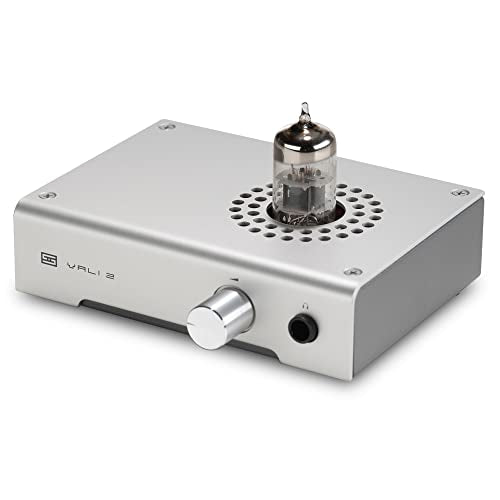 Schiit Vali 2++ Tube Hybrid Headphone Amp and Preamp (Silver) -