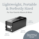 Snap-N-Store CD Storage Box - 2 Pack - Stores Up to 165 Discs