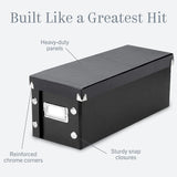 Snap-N-Store CD Storage Box - 2 Pack - Stores Up to 165 Discs