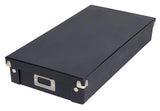 Snap-N-Store Cassette Tape Storage Box - 2 Pack, Holds Up to 50 Cassettes