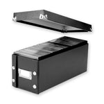 Snap-N-Store CD Storage Box - 2 Pack - Stores Up to 165 Discs