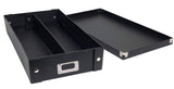 Snap-N-Store Cassette Tape Storage Box - 2 Pack, Holds Up to 50 Cassettes