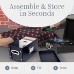 Snap-N-Store Vinyl 45 Record Box - For 45 RPM Records