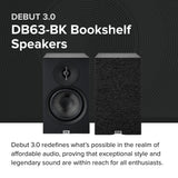 ELAC Debut 3.0 DB63-BK Bookshelf Speakers (Pair)