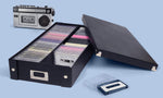 Snap-N-Store Cassette Tape Storage Box - 2 Pack, Holds Up to 50 Cassettes