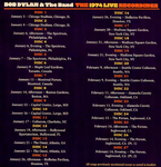 Bob Dylan and The Band - The 1974 Live Recordings (27 CDs)