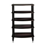 Pangea Audio Vulcan Five Shelf Audio Rack, Media Stand, and Components Cabinet 5 Shelf Espresso - Vinyl Provisions
