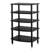 Pangea Audio Vulcan Five Shelf Audio Rack, Media Stand, and Components Cabinet 5 Shelf Carbon - Vinyl Provisions