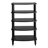 Pangea Audio Vulcan Five Shelf Audio Rack, Media Stand, and Components Cabinet 5 Shelf Carbon - Vinyl Provisions